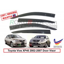 Toyota Vios NCP42 (1st Gen) 2002-2007 AG Door Visor Air Press Wind Deflector (AG Mugen Design)